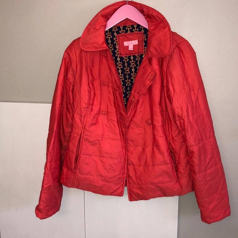 Lilly Pulitzer pink jacket size 2
